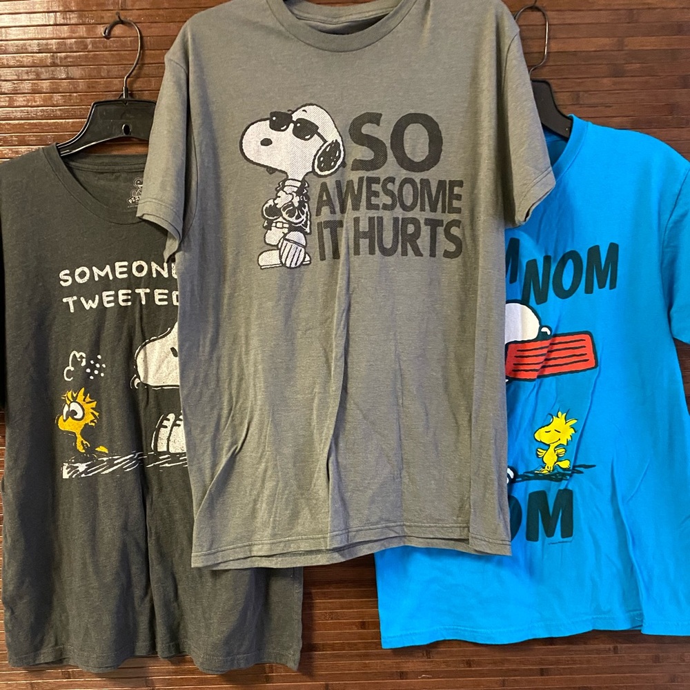 3 Snoopy Tshirts!